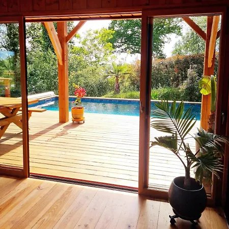 Eco-lodge Sur Pilotis - Piscine, Velo, Plancha - Entre Bayonne Et Hossegor Vakantiehuis Saint-Laurent-de-Gosse