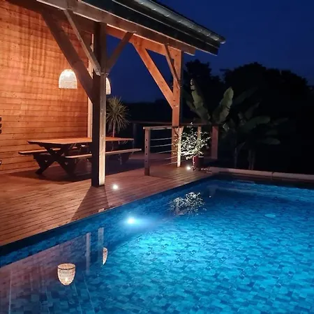 Eco-lodge Sur Pilotis - Piscine, Velo, Plancha - Entre Bayonne Et Hossegor * Saint-Laurent-de-Gosse