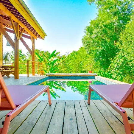 Eco-lodge Sur Pilotis - Piscine, Velo, Plancha - Entre Bayonne Et Hossegor Tatil Evi *