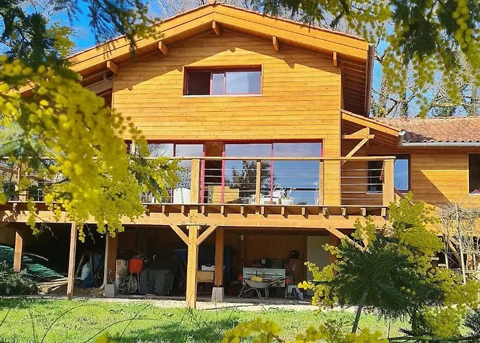 Eco-lodge Sur Pilotis - Piscine, Velo, Plancha - Entre Bayonne Et Hossegor Feriehus